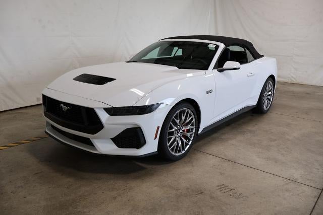 2026 Ford Mustang GT Premium in Oxford White — front three-quarter view