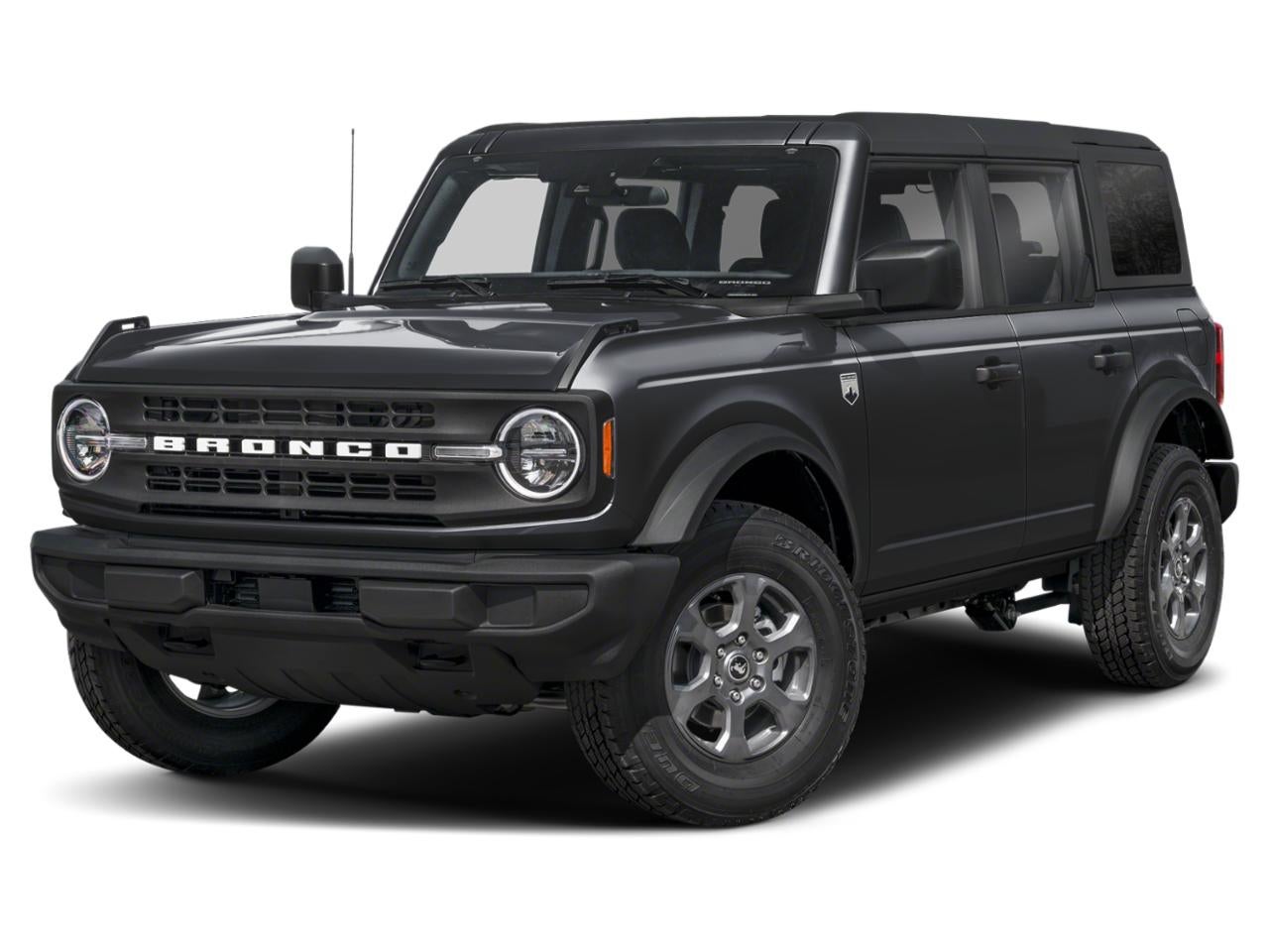 2026 Ford Bronco Big Bend Demo in Shadow Black — front three-quarter view