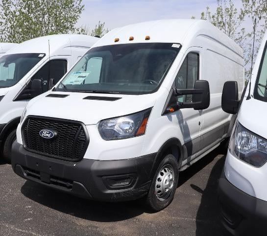 2026 Ford Transit Cargo Van Base in Oxford White — front three-quarter view