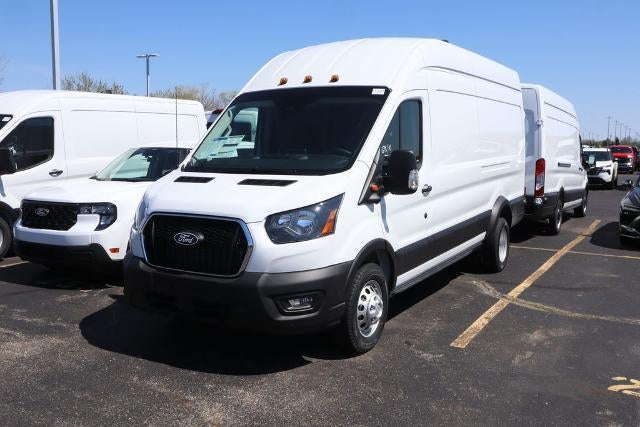 2026 Ford Transit Cargo Van Base in Oxford White — front three-quarter view