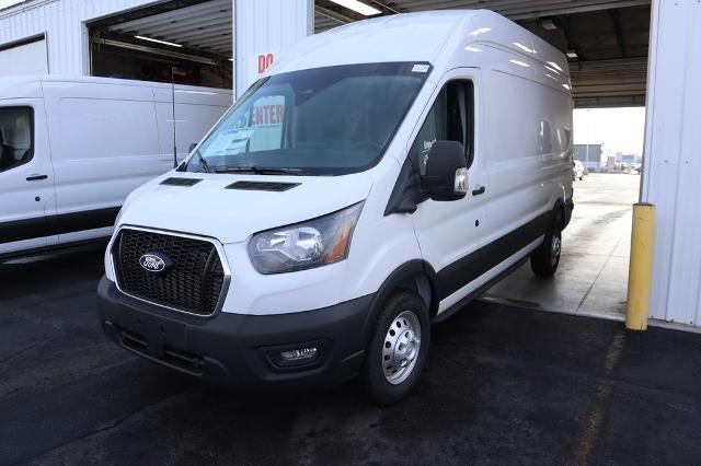 2026 Ford Transit Cargo Van Base in Oxford White — front three-quarter view