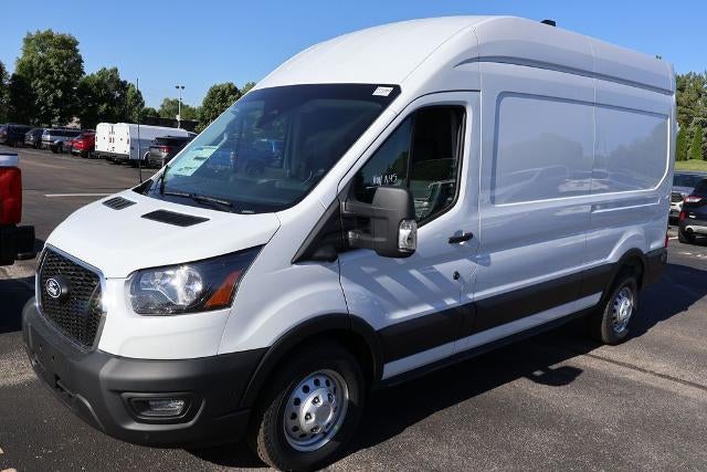 2026 Ford Transit Cargo Van Base in Oxford White — front three-quarter view