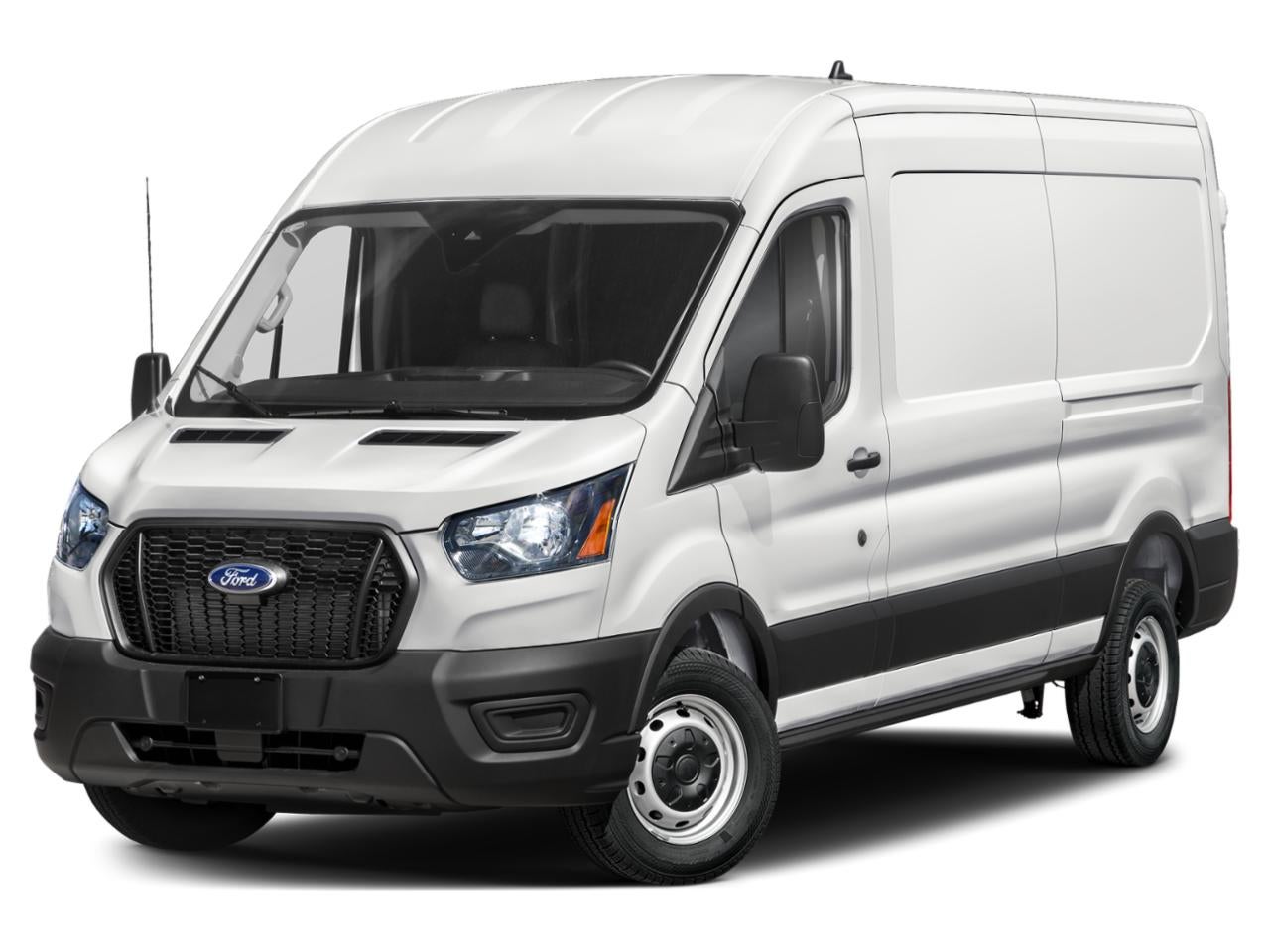 2026 Ford Transit Cargo Van Base in Oxford White — front three-quarter view