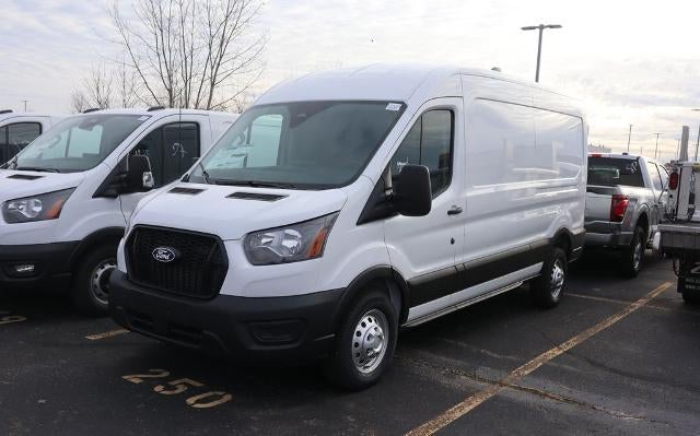 2026 Ford Transit Cargo Van Base in Oxford White — front three-quarter view