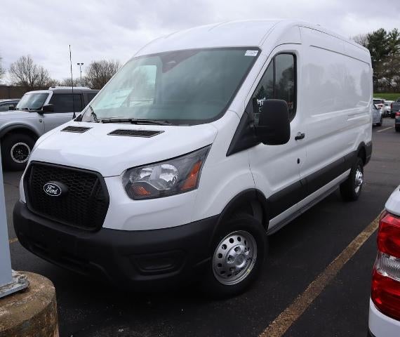 2026 Ford Transit Cargo Van Base in Oxford White — front three-quarter view