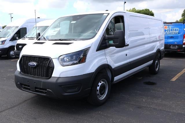 2025 Ford Transit Cargo Van Base in Oxford White — front three-quarter view