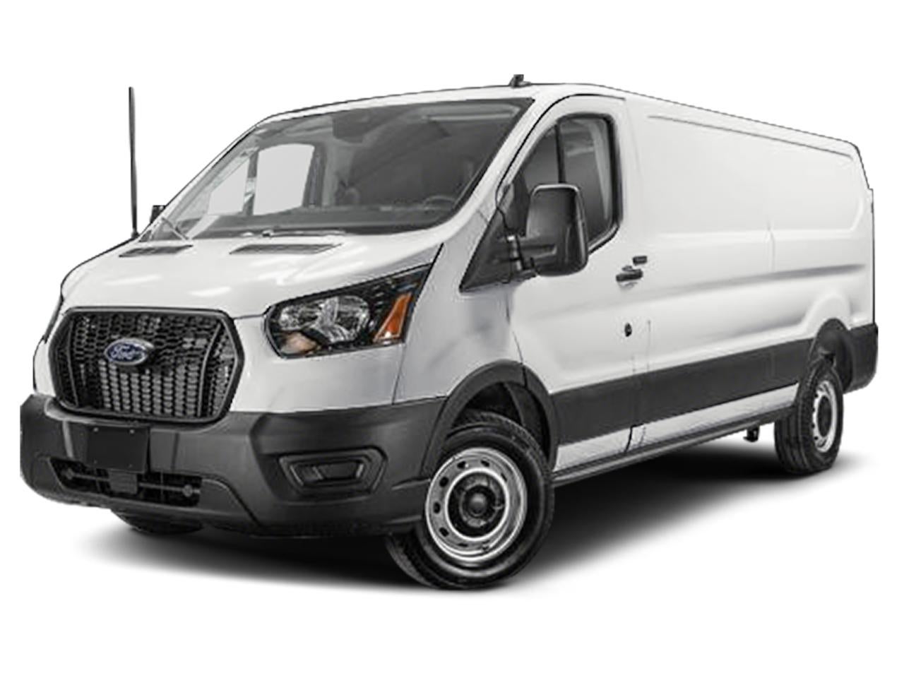 2026 Ford Transit Cargo Van Base in Oxford White — front three-quarter view