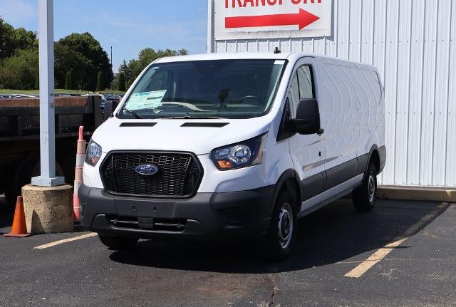 2025 Ford Transit Cargo Van Base in Oxford White — front three-quarter view