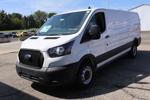 2025 Ford Transit Cargo Van Base in Oxford White — front three-quarter view