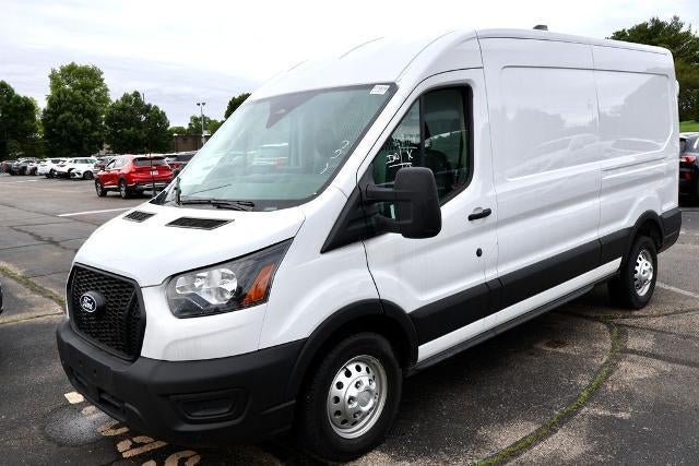 2026 Ford Transit Cargo Van Base in Oxford White — front three-quarter view