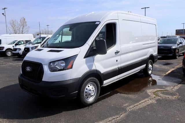 2026 Ford Transit Cargo Van Base in Oxford White — front three-quarter view