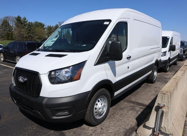 2026 Ford Transit Cargo Van Base in Oxford White — front three-quarter view