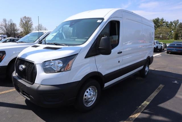 2026 Ford Transit Cargo Van Base in Oxford White — front three-quarter view