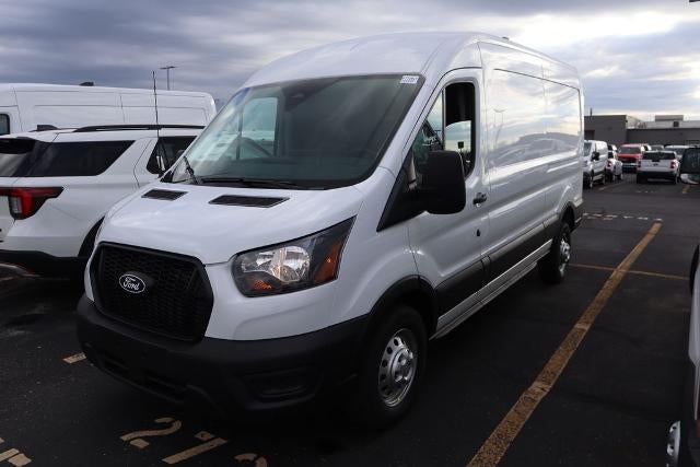 2026 Ford Transit Cargo Van Base in Oxford White — front three-quarter view