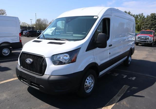 2026 Ford Transit Cargo Van Base in Oxford White — front three-quarter view