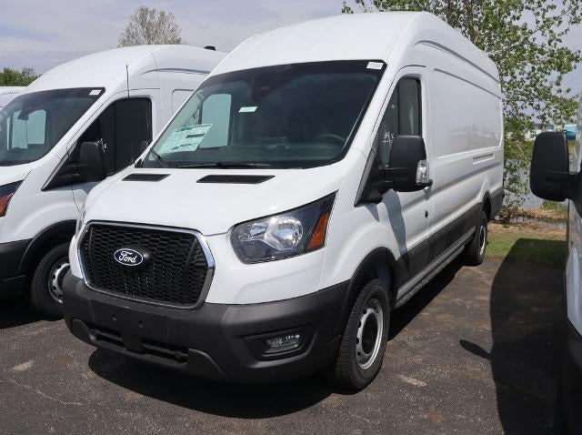 2026 Ford Transit Cargo Van Base in Oxford White — front three-quarter view