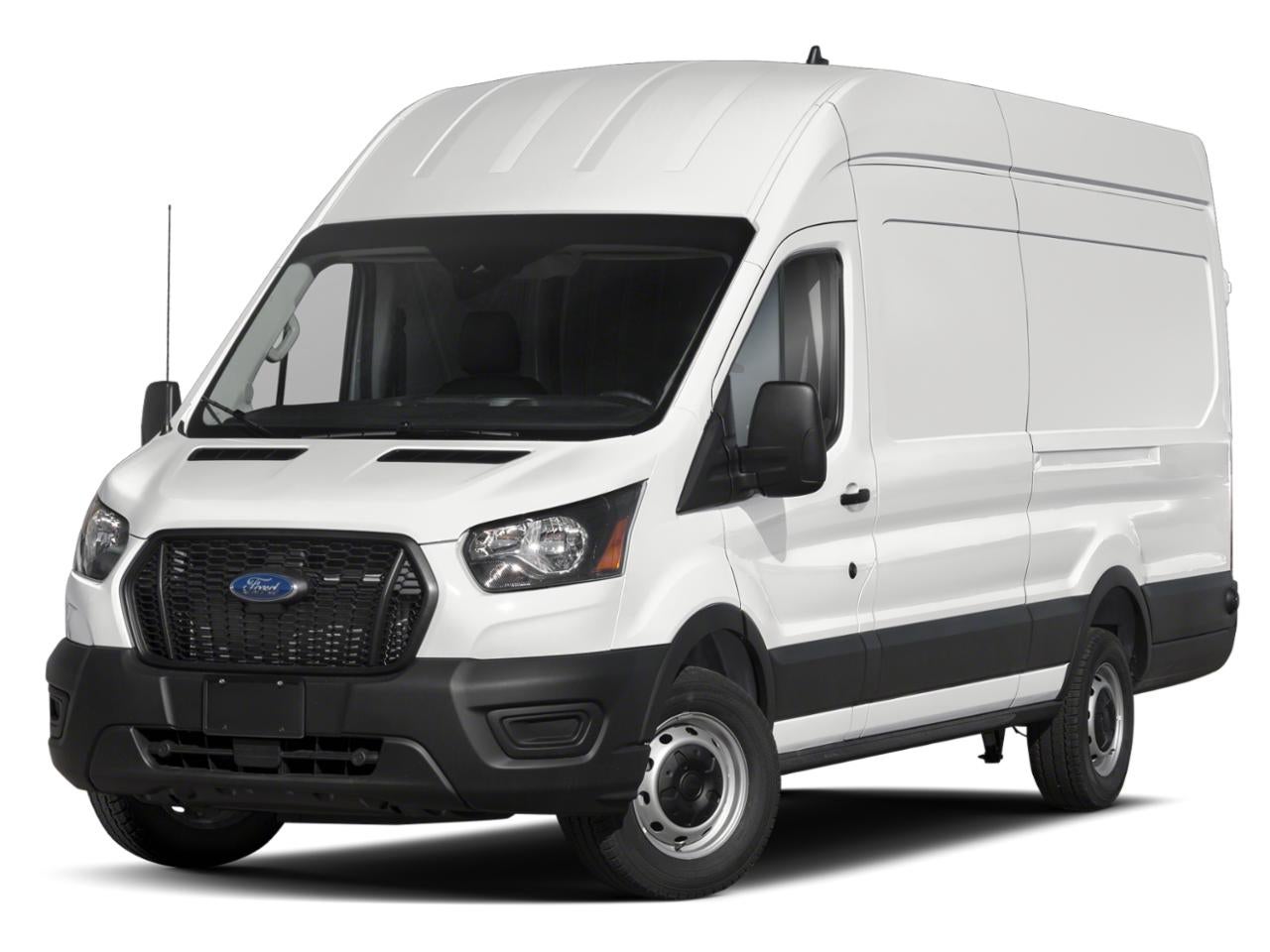2026 Ford Transit Cargo Van Base in Oxford White — front three-quarter view