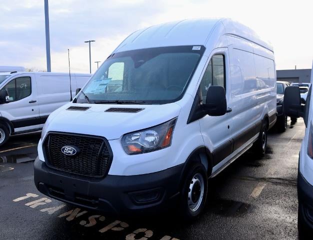 2026 Ford Transit Cargo Van Base in Oxford White — front three-quarter view