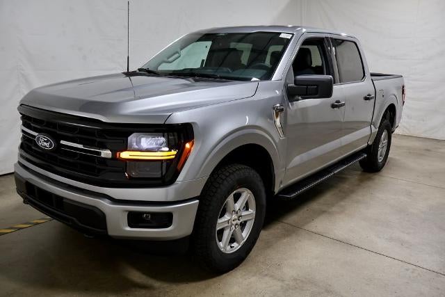 2026 Ford F-150 XLT in Iconic Silver Metallic — front three-quarter view