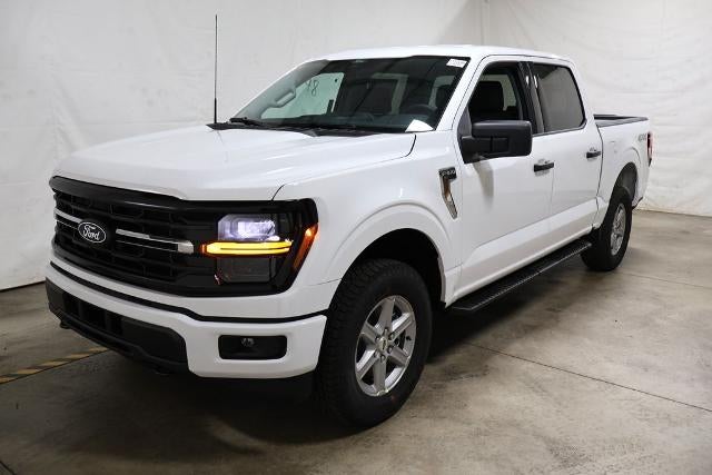 2026 Ford F-150 XLT in Oxford White — front three-quarter view