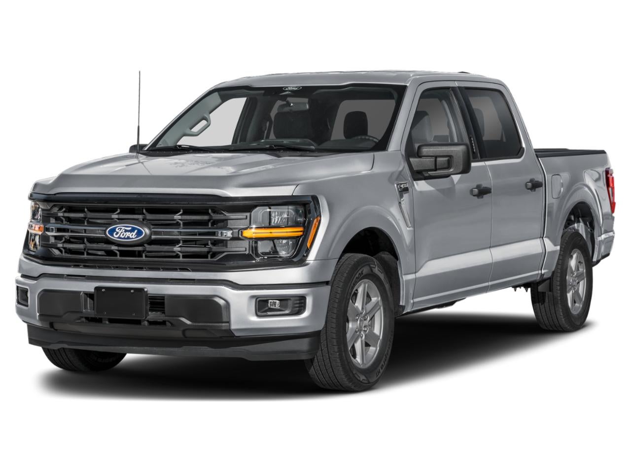 2026 Ford F-150 XLT in Gray — front three-quarter view