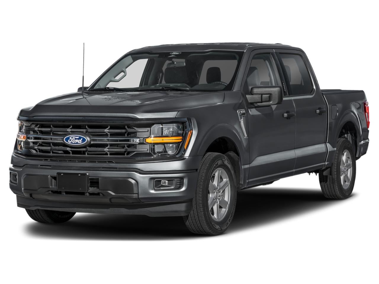 2026 Ford F-150 XLT in Carbonized Gray Metallic — front three-quarter view