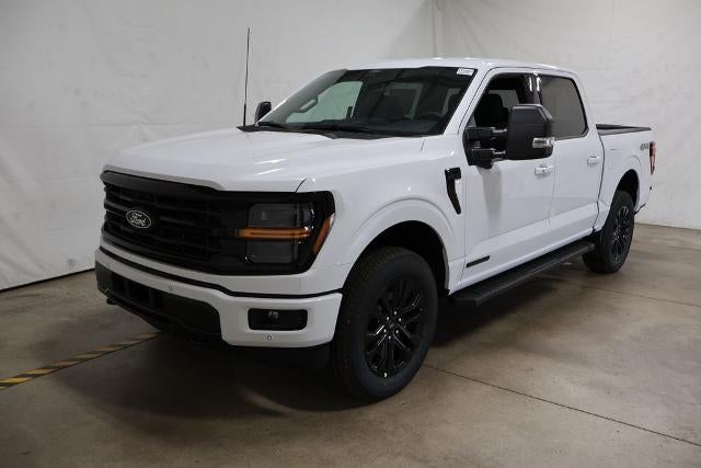 2026 Ford F-150 XLT in Oxford White — front three-quarter view