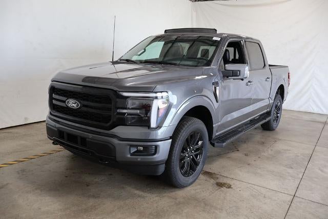 2026 Ford F-150 Lariat in Carbonized Gray Metallic — front three-quarter view