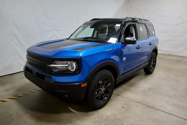 2026 Ford Bronco Sport Big Bend Demo in Velocity Blue Metallic — front three-quarter view