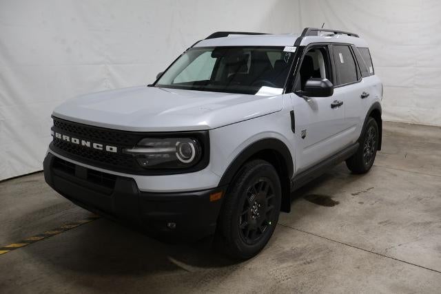2026 Ford Bronco Sport Big Bend Demo in Space White Metallic — front three-quarter view