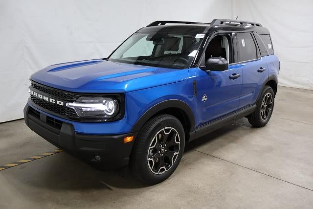 2026 Ford Bronco Sport Outer Banks Demo in Velocity Blue Metallic — front three-quarter view