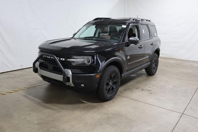 2026 Ford Bronco Sport Outer Banks Demo in Shadow Black — front three-quarter view