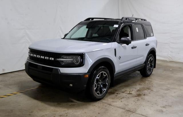 2026 Ford Bronco Sport Outer Banks Demo in Space White Metallic — front three-quarter view