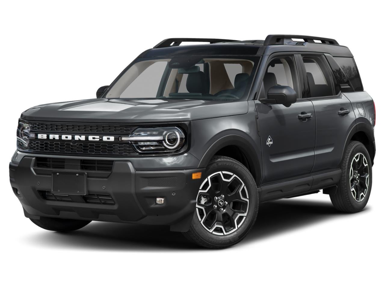 2026 Ford Bronco Sport Outer Banks in Carbonized Gray Metallic — front three-quarter view