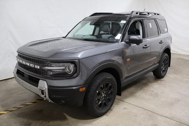 2026 Ford Bronco Sport Badlands in Carbonized Gray Metallic — front three-quarter view