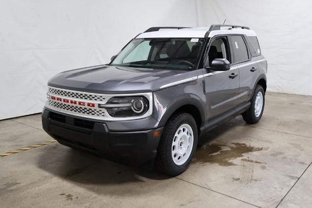 2025 Ford Bronco Sport Heritage Demo in Carbonized Gray Metallic — front three-quarter view