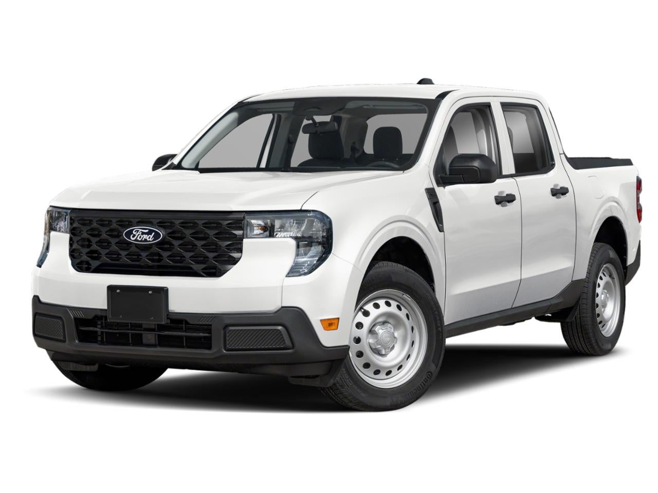 2026 Ford Maverick XL in Oxford White — front three-quarter view
