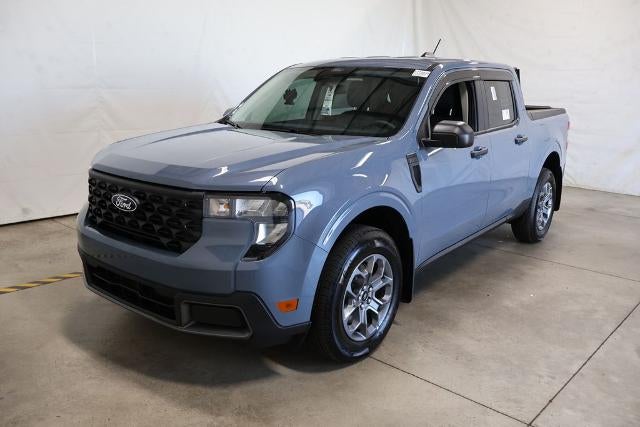 2026 Ford Maverick XLT in Azure Gray Metallic Tri-Coat — front three-quarter view