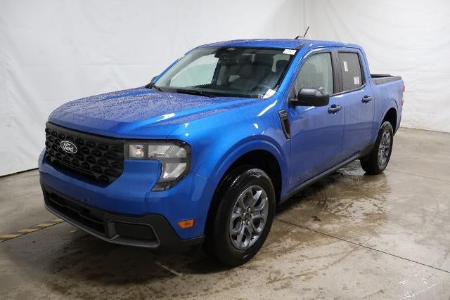 2026 Ford Maverick XLT in Blue — front three-quarter view