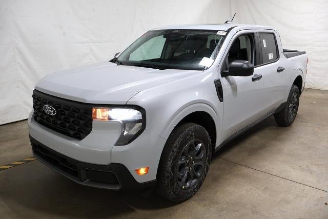 2026 Ford Maverick XLT in Space White Metallic — front three-quarter view