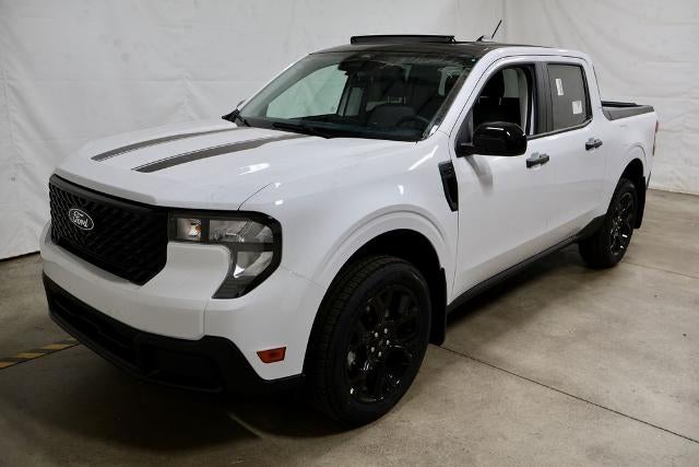 2026 Ford Maverick XLT Demo in Oxford White — front three-quarter view