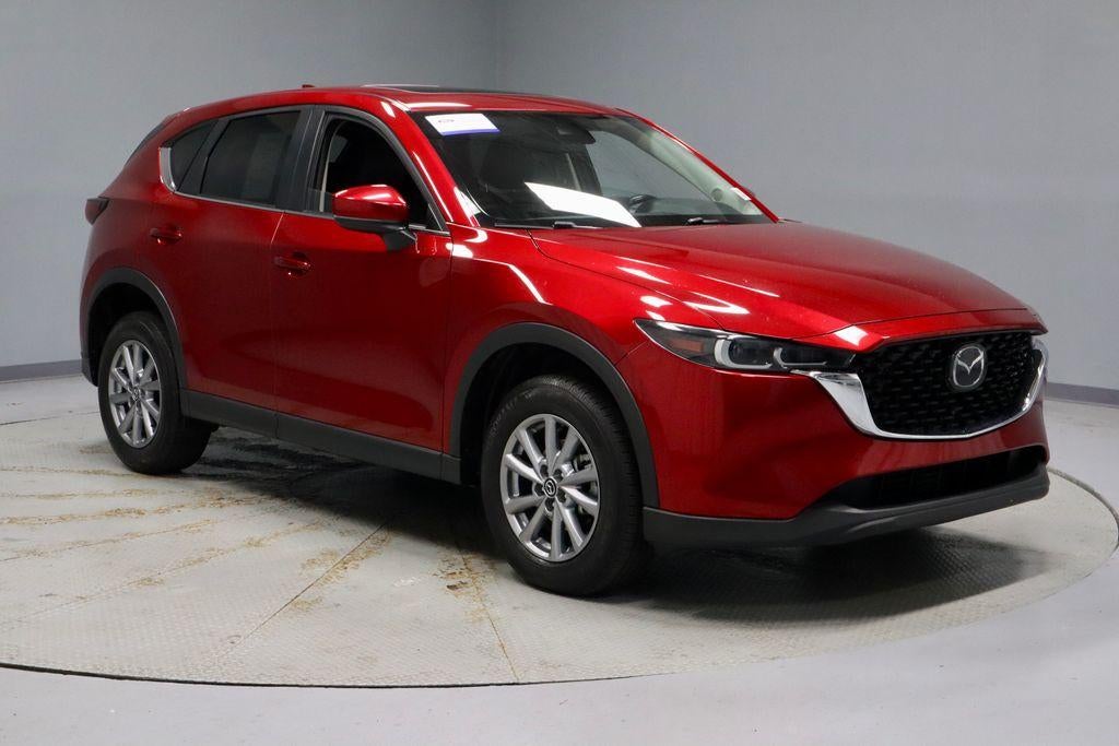2023 Mazda Mazda CX-5 2.5 S Preferred Package in Soul Red Crystal Metallic — front three-quarter view