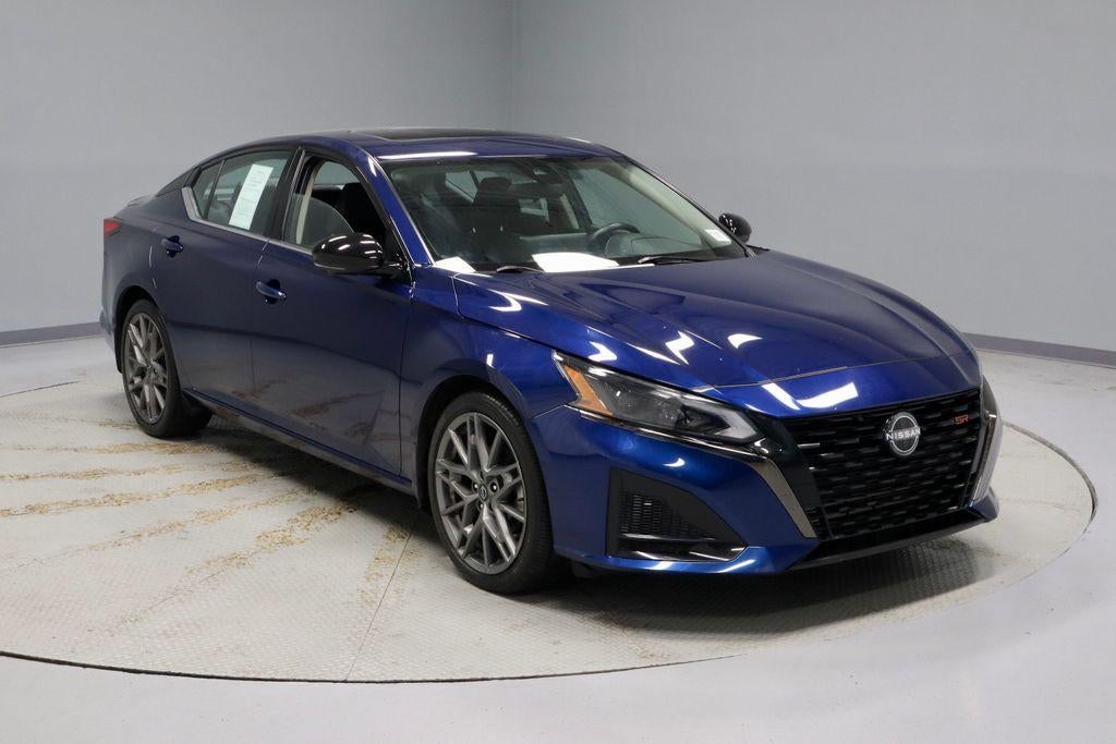 2023 Nissan Altima 2.0 SR Sedan in Deep Blue Pearl — front three-quarter view