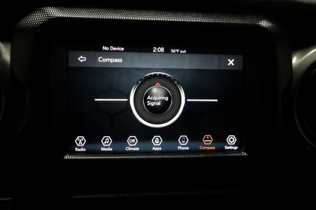 2022 Jeep Wrangler — interior view