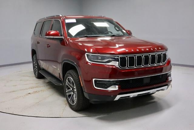 2022 Jeep Wagoneer Series III in Velvet Red Pearlcoat — front three-quarter view