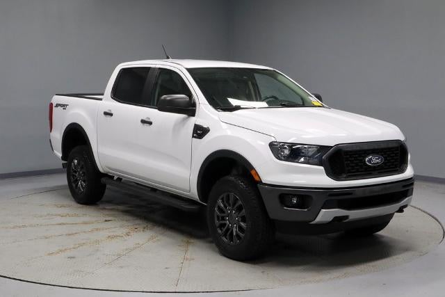 2023 Ford Ranger XLT in Oxford White — front three-quarter view