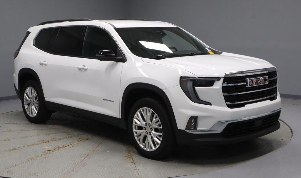 2024 GMC Acadia Elevation in Summit White — front three-quarter view