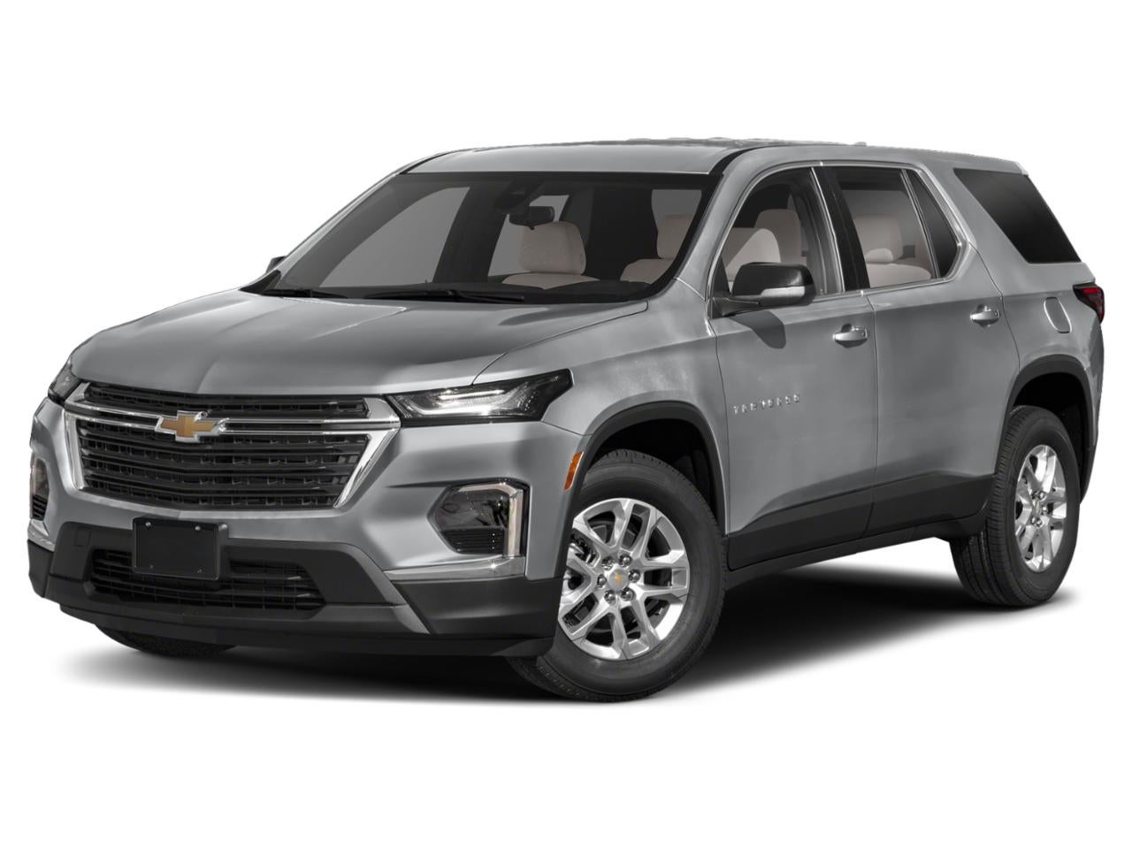 2023 Chevrolet Traverse LT Leather in Sterling Gray Metallic — front three-quarter view