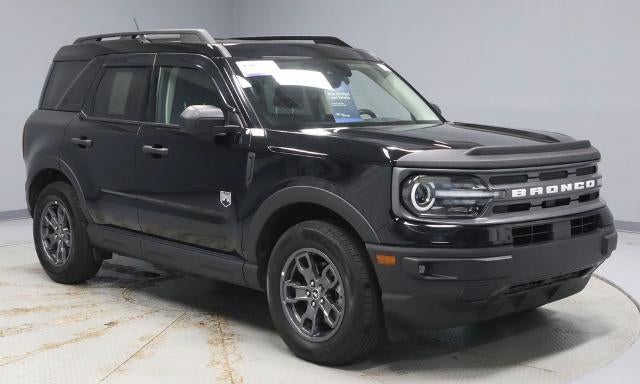 2023 Ford Bronco Sport Big Bend in Shadow Black — front three-quarter view