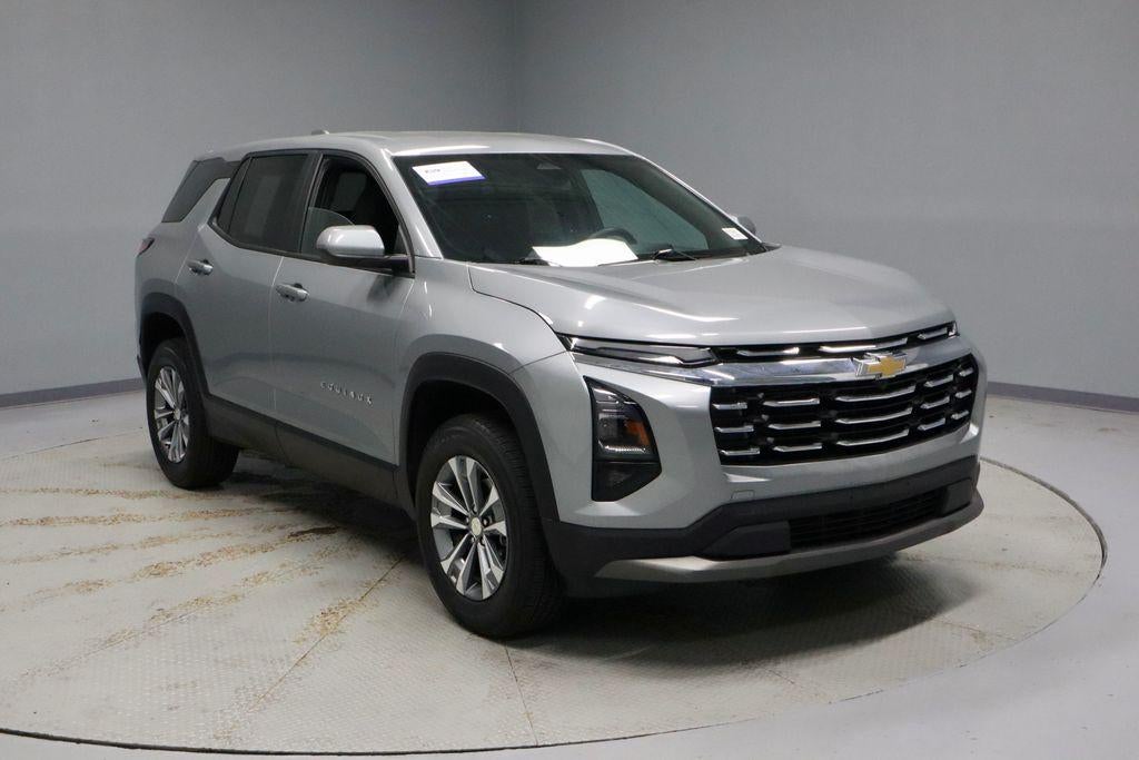 2025 Chevrolet Equinox LT in Sterling Gray Metallic — front three-quarter view
